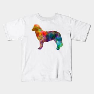 Nova Scotia Duck Tolling Retriever in watercolor Kids T-Shirt